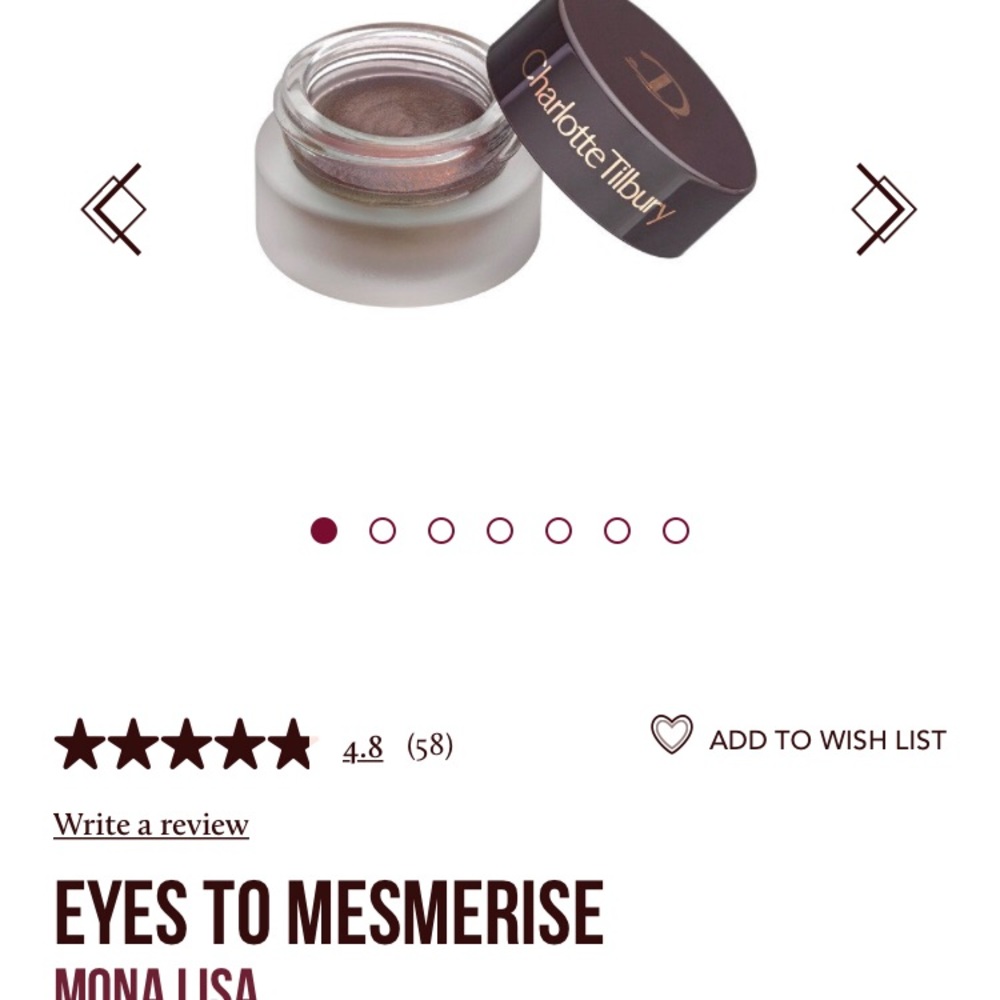 Charlotte Tilbury Eyes to Mesmerize Cream Shadow